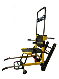 Line2Design Manual Track Stair Chair-4 Wheels-Yellow — for Organized Equipment Storage
