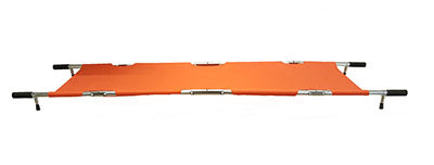 Line2Design Four Fold Stretcher, Aluminum, Orange with Handles & Bag — for Flexibility and Mobility Training