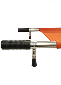 Line2Design Four Fold Stretcher, Aluminum, Orange with Handles & Bag — for Flexibility and Mobility Training