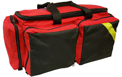 Line2Design Deluxe O2 Bag, 27" x 12" x10", Red — for Medical Bags and Supplies in Clinical and Institutional Care