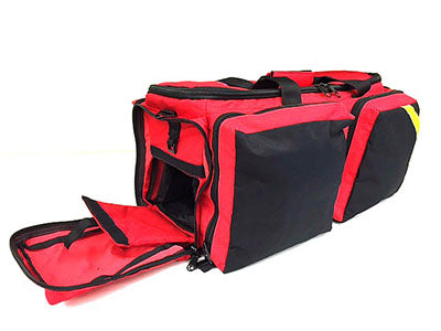 Line2Design Deluxe O2 Bag, 27" x 12" x10", Red — for Medical Bags and Supplies in Clinical and Institutional Care