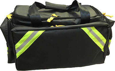 Line2Design Deluxe O2 Bag, All Impervious, 27" x 12" x10", Black — for Medical Bags and Supplies in Clinical and Institutional Care