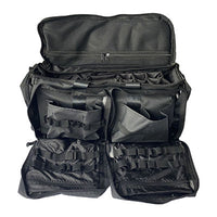 Line2Design Deluxe O2 Bag, All Impervious, 27" x 12" x10", Black — for Medical Bags and Supplies in Clinical and Institutional Care