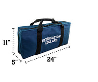 Line2Design Extrication Collar Bag, 24" x 11" x 5", Navy — for Medical Bags and Supplies in Clinical and Institutional Care