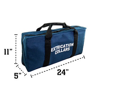 Line2Design Extrication Collar Bag, 24" x 11" x 5", Navy — for Medical Bags and Supplies in Clinical and Institutional Care