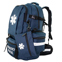 Line2Design Large Medical Backpack, 21.25" x 14" x 12", Navy — for Medical Bags and Supplies in Clinical and Institutional Care