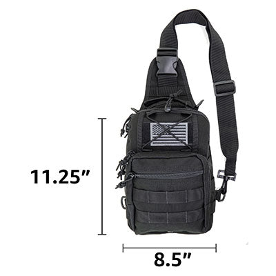 Line2Design Sling Backpack, 12" x 9" x 6.5" — for Medical Bags and Supplies in Clinical and Institutional Care