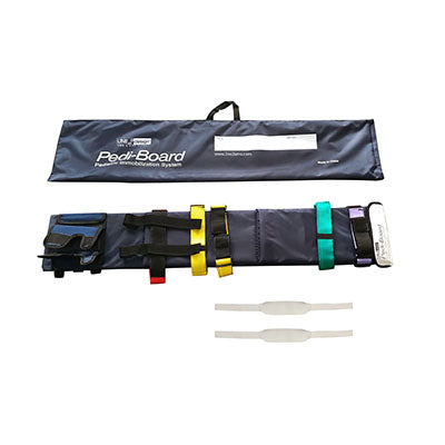 Line2Design Pediatric Immobilizer Board, 47" x 8" x 1", Navy — for Medical Bags and Supplies in Clinical and Institutional Care