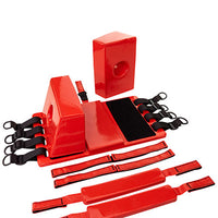 Line2Design Head Immobilizer, 7" x 15" x 10", Orange — for Medical Bags and Supplies in Clinical and Institutional Care
