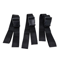 Line2Design Disposable Strap with Loop Ends, 5', Pack of 3 — for Medical Bags and Supplies in Clinical and Institutional Care
