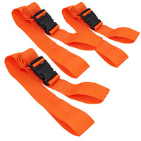 Line2Design Disposable Strap with Loop Ends, 5', Pack of 3 — for Medical Bags and Supplies in Clinical and Institutional Care