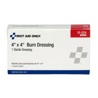 First Aid Only 4"x4" Burn Dressing (Pack of 60)