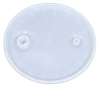 Justrite 1601LBUNG Lid Replacement With One 2in and One 3/4in Bung Hole for 1601 Plastic Drum Barrel Industrial Safety Products