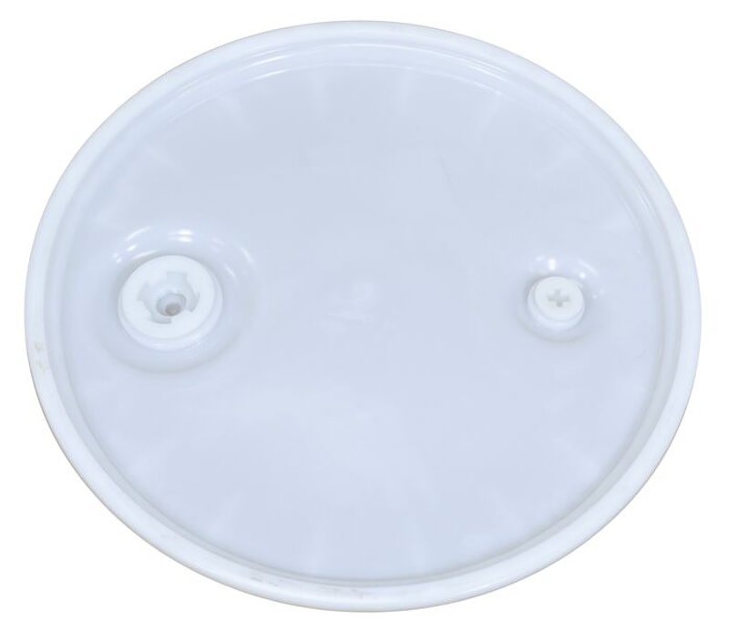 Justrite 1601LBUNG Lid Replacement With One 2in and One 3/4in Bung Hole for 1601 Plastic Drum Barrel Industrial Safety Products