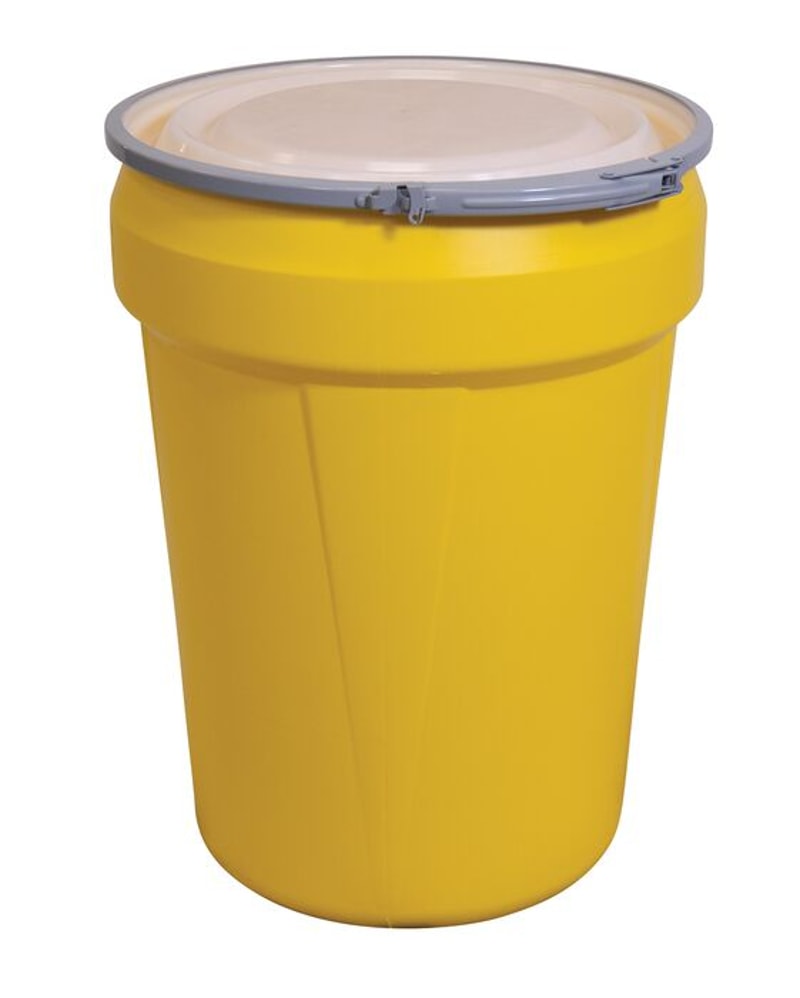 Justrite 1601M Metal Lever-Lock, Lab Pack Open Head Plastic Barrel Drum Industrial Safety Products