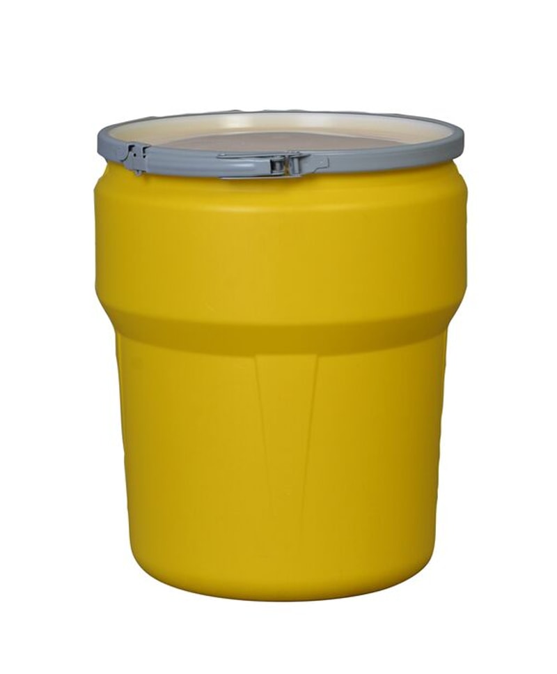 Justrite 1601M Metal Lever-Lock, Lab Pack Open Head Plastic Barrel Drum Industrial Safety Products