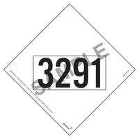 J.J Keller 3291 Waste Marking - .040" Polycarbonate
