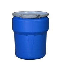 Justrite 1610MBG1 14 Gallon, Metal Lever-Lock, Lab Pack Open Head Plastic Barrel Drum Metal with 1x2in and 1x3/4in Bung Holes Industrial Safety Products