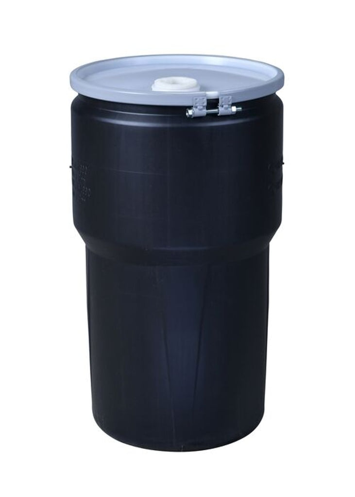 Justrite 1610MBG1 14 Gallon, Metal Lever-Lock, Lab Pack Open Head Plastic Barrel Drum Metal with 1x2in and 1x3/4in Bung Holes Industrial Safety Products