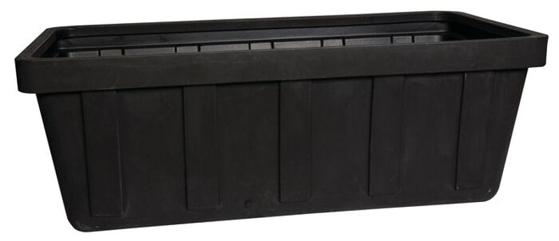 Justrite 16275D 370 Gallon, Horizontal Tank Spill Containment Sump with With Drain, Black