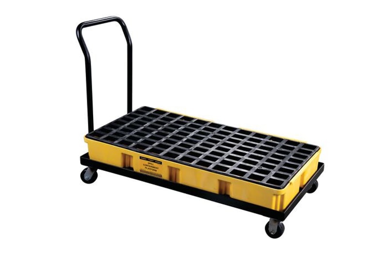 Justrite 1637 Mobile Spill Platform 30 Gallon Capacity Accessories for Safety Cabinets