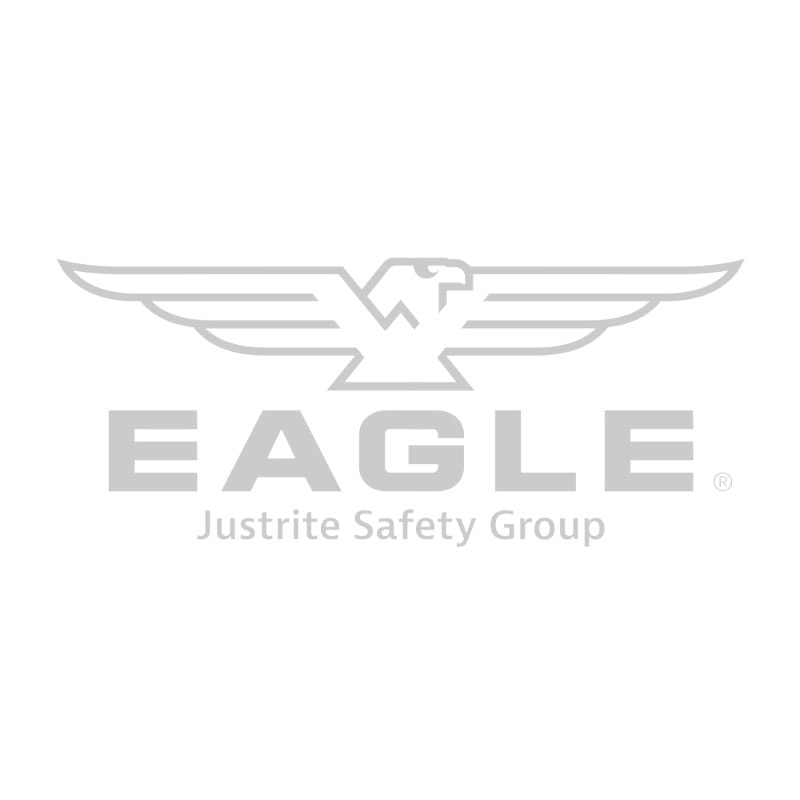 Justrite 1655MBBRBG 55 Gallon, Metal Bolt Ring, Plastic Barrel Drum with 1x2in and 1x3/4in Bung Holes, Blue Industrial Safety Products
