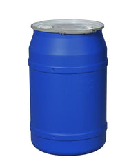 Justrite 1656MBG 55 Gallon, Metal Lever-Lock, Plastic Barrel Drum with 1x2in and 1x3/4in Bung Holes Industrial Safety Products