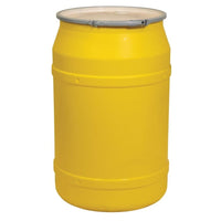 Justrite 1656MBG 55 Gallon, Metal Lever-Lock, Plastic Barrel Drum with 1x2in and 1x3/4in Bung Holes Industrial Safety Products