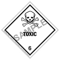 J.J. Keller Class 6 Toxic Labels