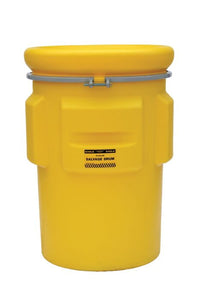 Justrite 1665 Metal Bolt Ring, Salvage Plastic Drum Barrel, Yellow Industrial Safety Products