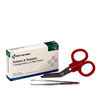 First Aid Only Scissors & Metal Forcep Pack (Pack of 150)