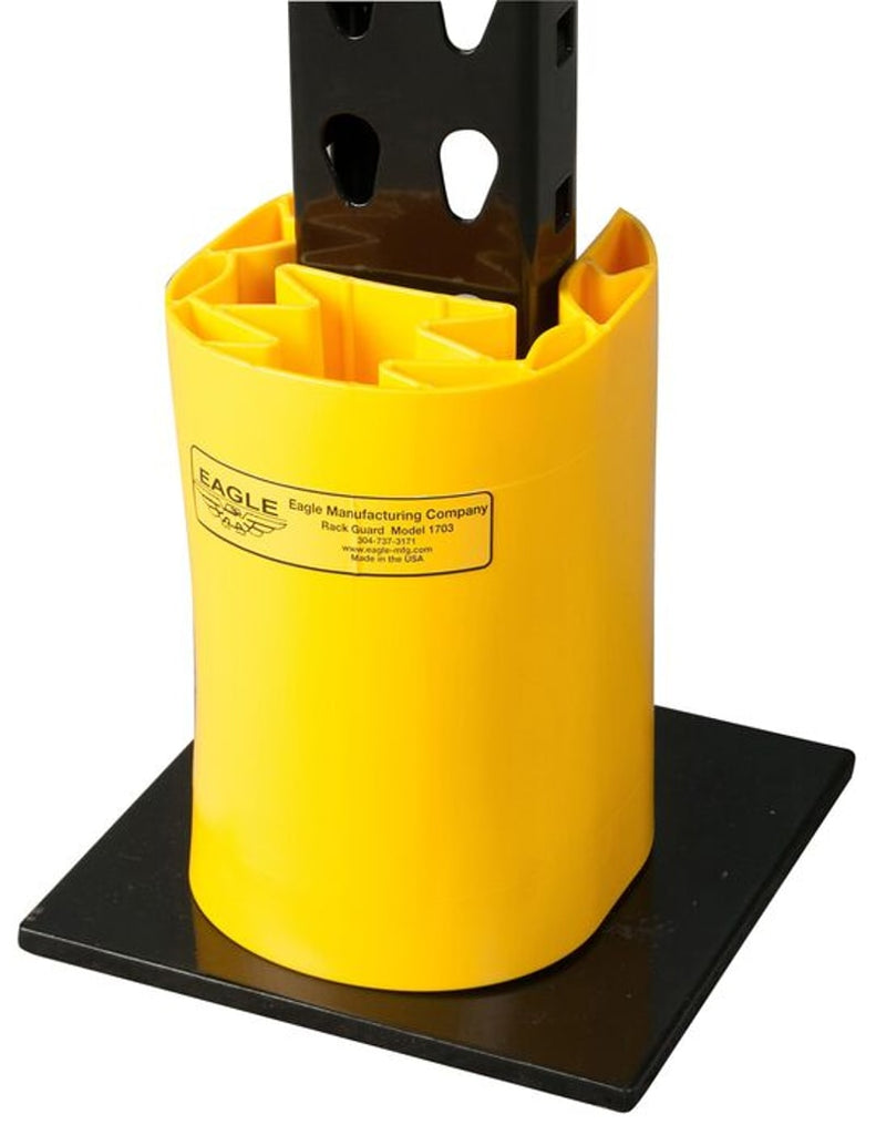 Justrite 1702 6in by 5in by 8in, Rack-Shelf Guard, Fits Racking 1.5in by 3in Industrial Safety Products