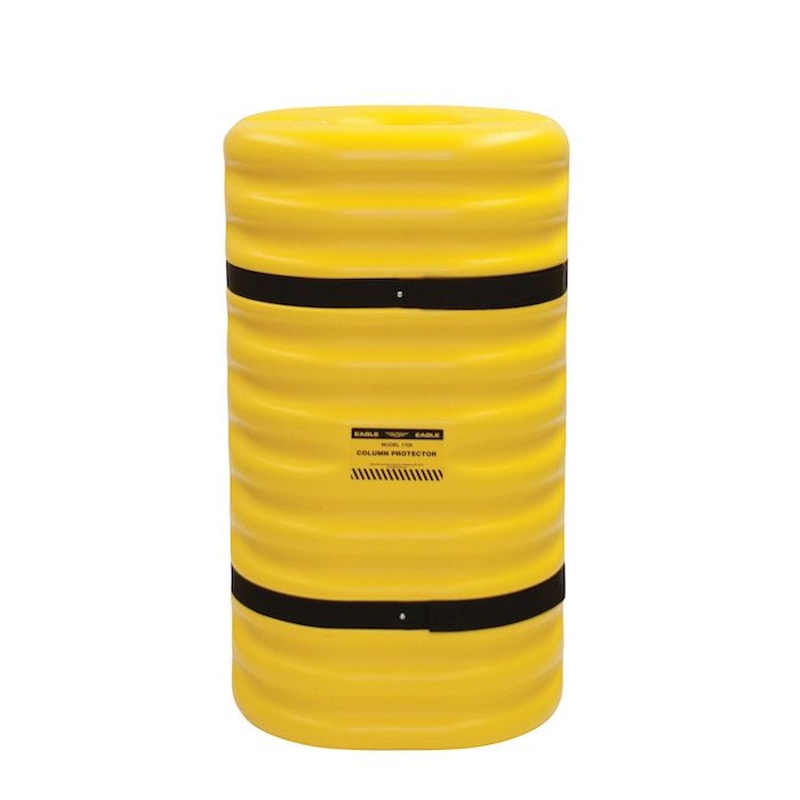 Justrite 1706 Fits 6in Square Columns, Column Protector, Yellow Industrial Safety Products