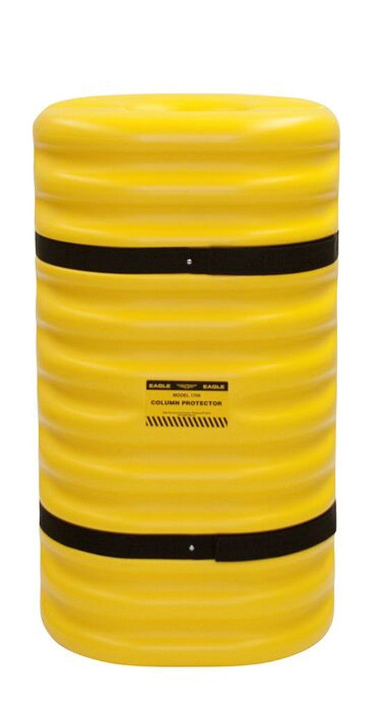 Justrite 1709 Fits 9in Round Columns, Column Protector, Yellow Industrial Safety Products