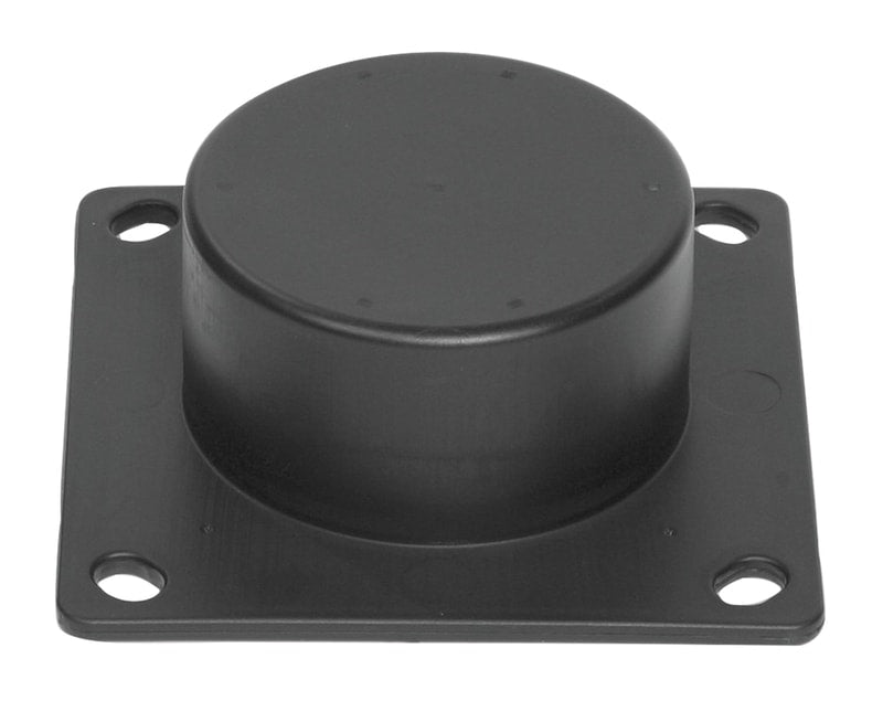 Justrite 1730BASE 6in Poly Base for 6in Post Cover Sleeves, Black Industrial Safety Products