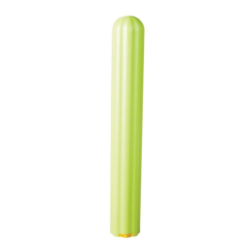 Justrite 1730LM 6in by 56in Fluted Bollard Cover, Lime Industrial Safety Products