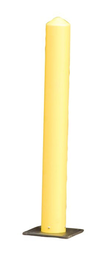 Justrite 1731 5in by 42in Plastic Bollard Post, Yellow Industrial Safety Products