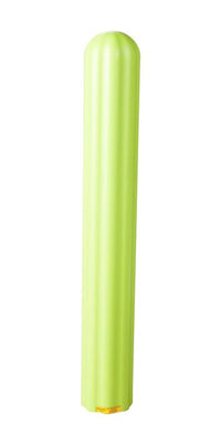 Justrite 1732LM 4in by 56in Fluted Bollard Cover, Lime Industrial Safety Products