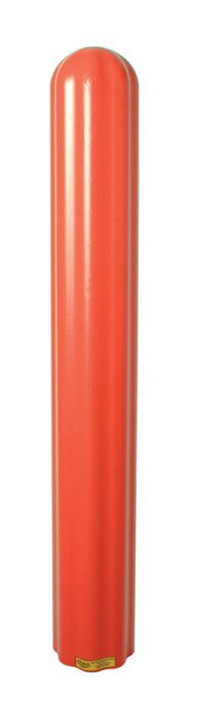 Justrite 1732OR 4in by 56in Fluted Bollard Cover, Orange Industrial Safety Products