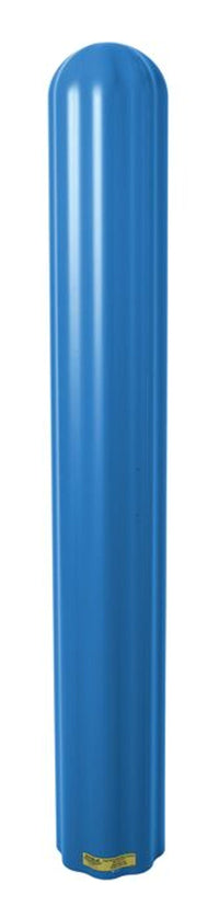 Justrite 1738BL 8in by 56in Fluted Bollard Cover, Blue Industrial Safety Products