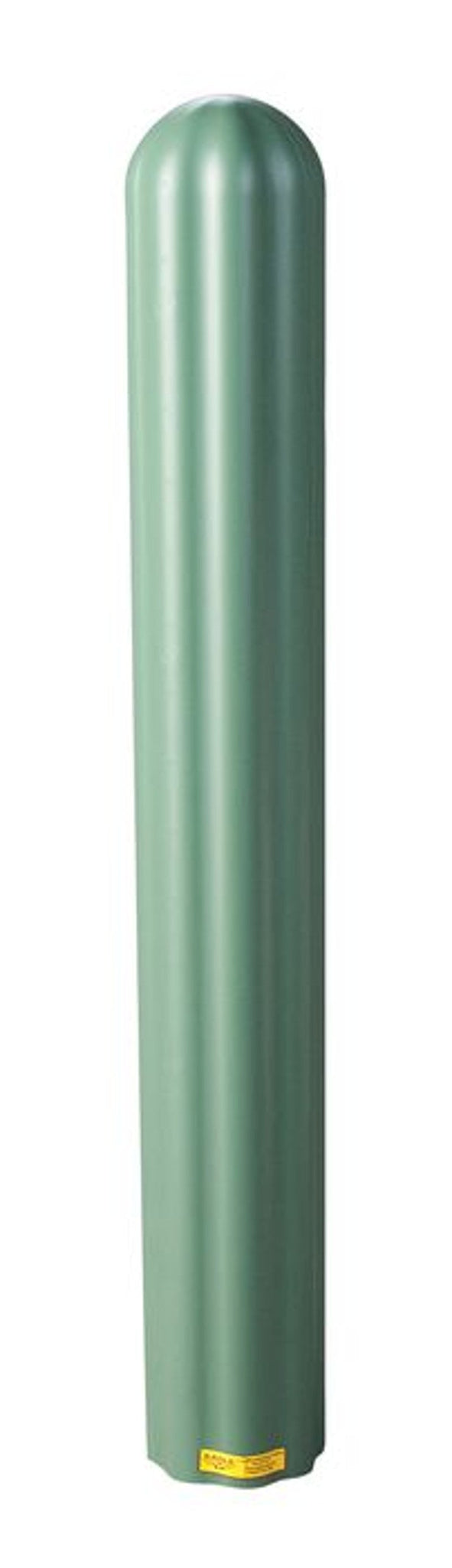 Justrite 1738GN 8in by 56in Fluted Bollard Cover, Green Industrial Safety Products