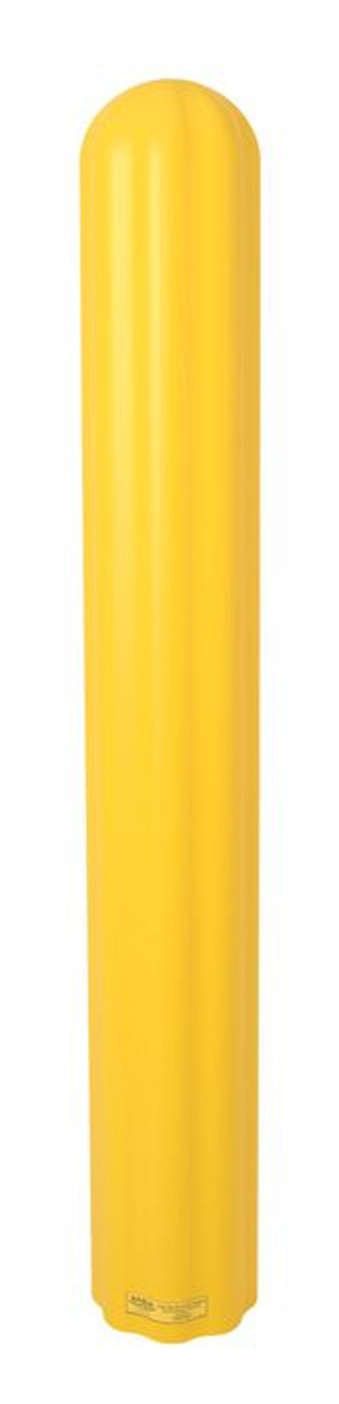 Justrite 1738 8in by 56in Fluted Bollard Cover, Yellow Industrial Safety Products