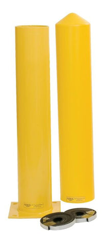 Justrite 1743PS Bollard, Sleeve, High, Bollard Post and Sleeve Combo with Installation Kit, Yellow Industrial Safety Products