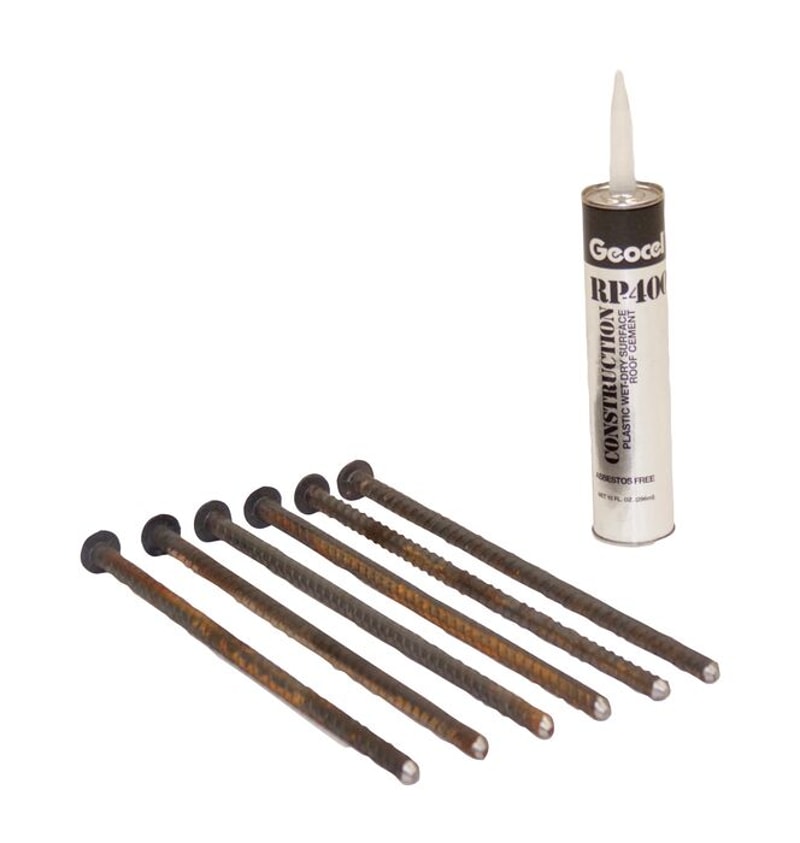 Justrite 1792KIT 6' Length, Speed Bump Replacement Spikes, Anchor Kit, 6 spikes, 1/2in by 14in each Industrial Safety Products