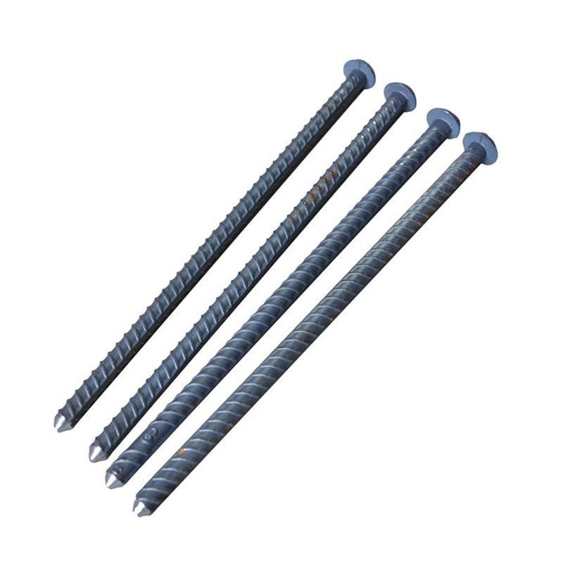 Justrite 1793KIT 9' Length, Speed Bump Replacement Spikes, Anchor Kit, 8 spikes, 1/2in by 14in each Industrial Safety Products