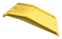 Justrite 1795CR Plastic Shipping Container Ramp, 10in Height Difference, Yellow Industrial Safety Products