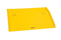 Justrite 1797 48in Wide by 4in High, Plastic Wide Portable Dock Plate, Yellow Industrial Safety Products
