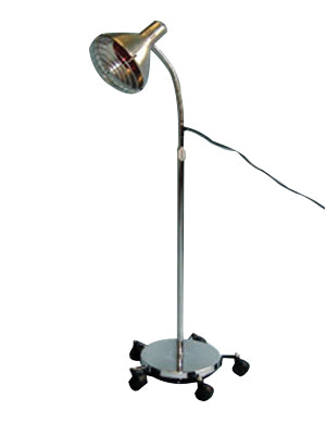 Generic Standard infra-red ceramic 250 watt lamp, mobile base, 110V — for Heat Lamps in Clinical and Institutional Care
