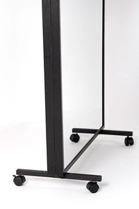 LiteMirror Glassless Mirror, Rolling Stand, Vertical, 36" W x 72" H — for Therapy and Rehabilitation Programs