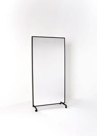 LiteMirror Glassless Mirror, Rolling Stand, Vertical, 48" W x 96" H — for Therapy and Rehabilitation Programs